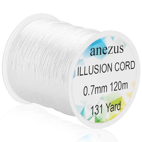 Anezus Fishing Wire for Hanging, Clear Line Invisible String Strong