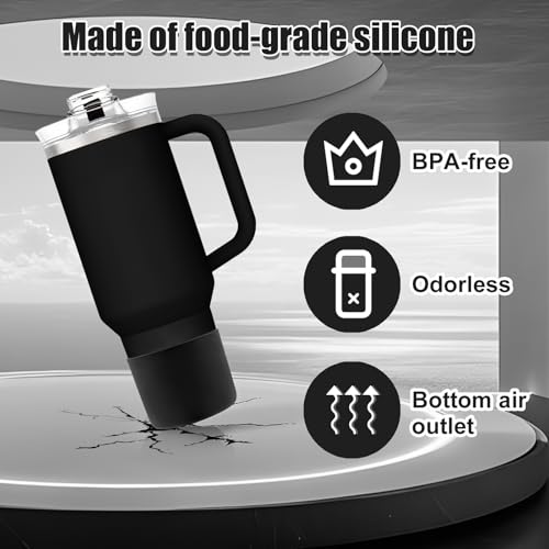 Silicone Boots for Cirkul 40oz Tumbler - Black (2-Pack)