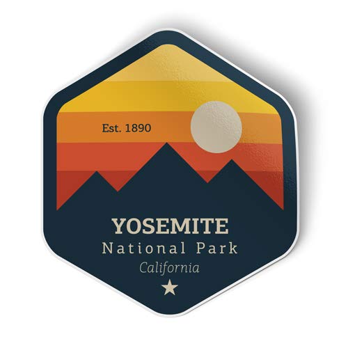Yosemite National Park Vinyl Sticker Decal - 3" Tall