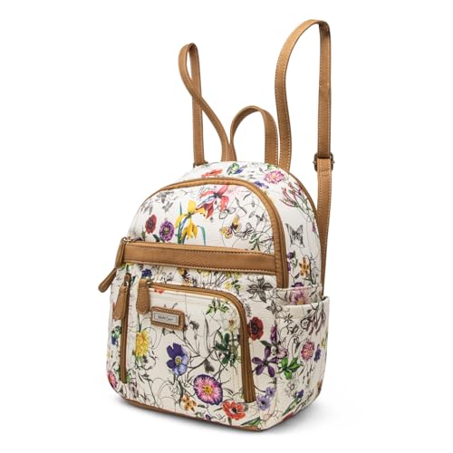 MultiSac Adele Backpack Vienna Floral – One Size, Vegan Leather
