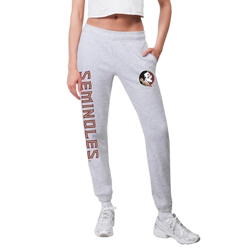 Soft Jogger Sweatpants - Florida State Seminoles - Medium - Heather Gray