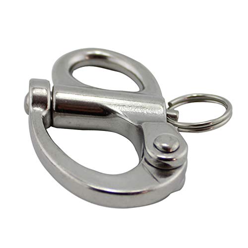 1-3/8" Fixed Bail Snap Shackle - 316 Stainless Steel