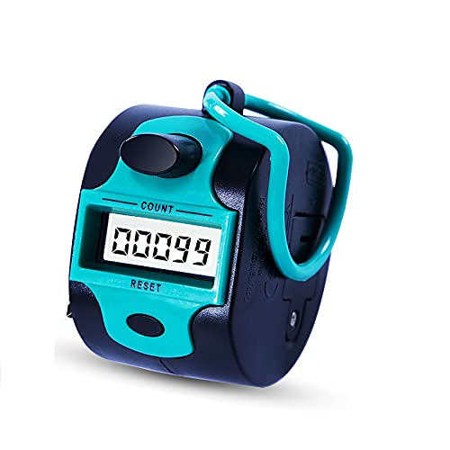 Digital Tally Counter - 5-Digit Handheld Electronic Clicker - Handy Tally Counter