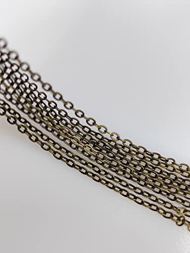 Pure Copper Anchor Chain for Ship Model - 1 Meter Length