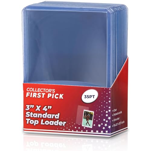 Premium 35PT Top Loaders for Trading Cards - Clear Card Sleeves