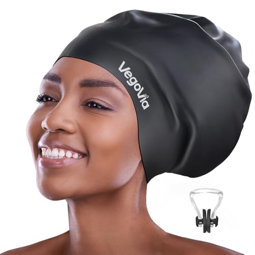 VegoVia Large Swim Cap for Braids and Dreadlocks