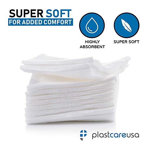 200 Count Non-Sterile 4-Ply Gauze Pads - Soft Dental & Medical Sponges