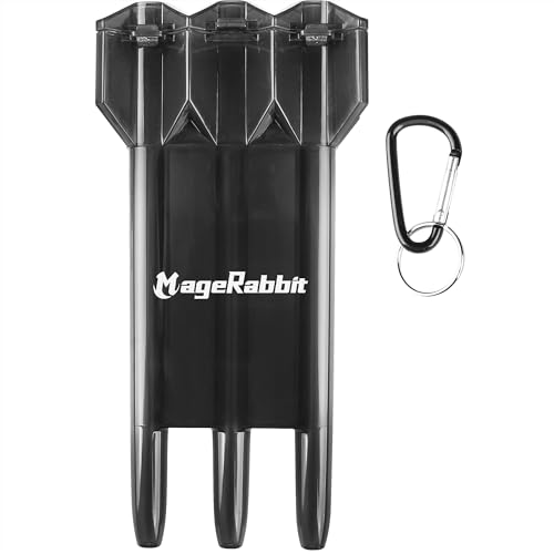 Dart Case - Hard Shell for 3 Darts, Translucent Black