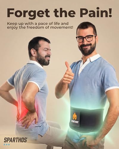 Adjustable Back Brace for Sciatica & Lower Back Pain Relief - Black
