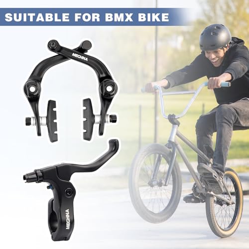 MEGHNA Bike U Brake Rear Set Aluminum Alloy for BMX Bikes with Cables & Pads