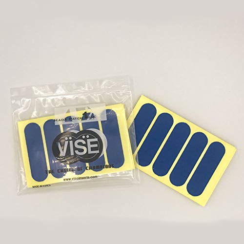 Vise Hada Patch 3/4 inch Tape (50 Pieces) Blue - Pre-Cut Quick-Release Patches