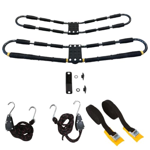 Kayak Roof Rack with Tie Down Straps - V-Rack Car Top Carrier
