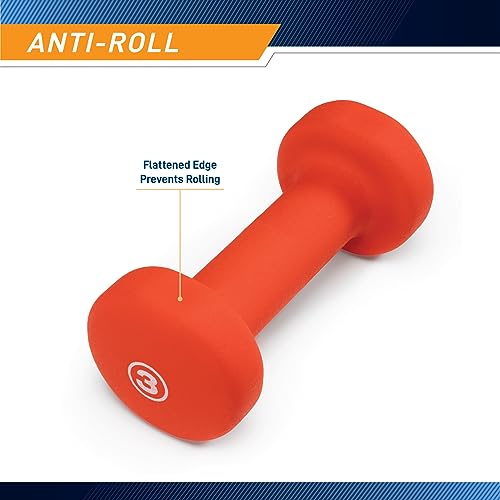 3lb Neoprene Dumbbell - Strawberry Color - Single Weight for Home Gym