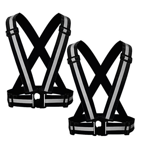High Visibility Reflective Safety Vest - Adjustable Running Gear