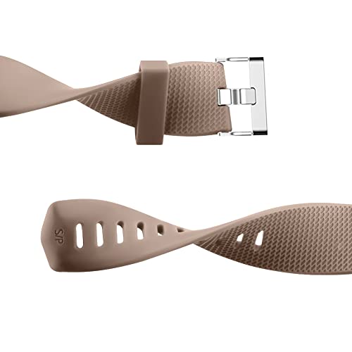 Adjustable Sport Bands for Fitbit Charge 2 - 3 Pack, Starlight/Milk Tea/Smoke Violet, Small