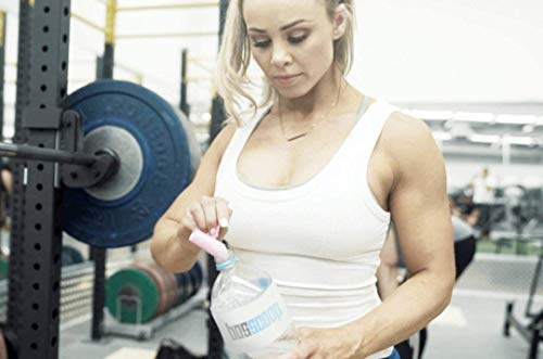 No Spill Water Bottle Scoop for Supplements - BPA Free Pink