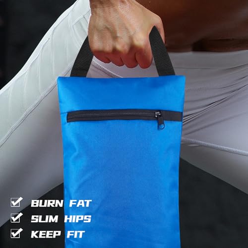 Yoga Sandbag with Dual Compartment - 2 Pack, Blue