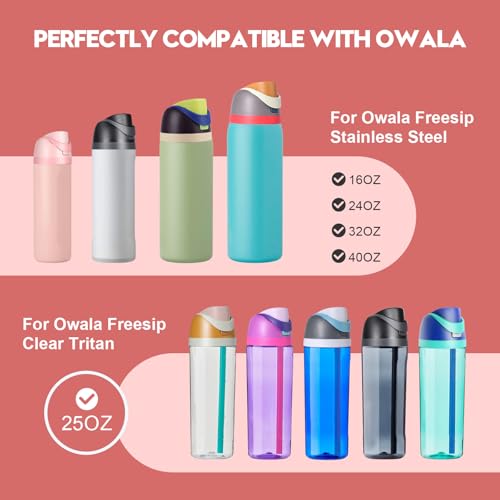 Replacement Lid for Owala Freesip Water Bottle - Pink