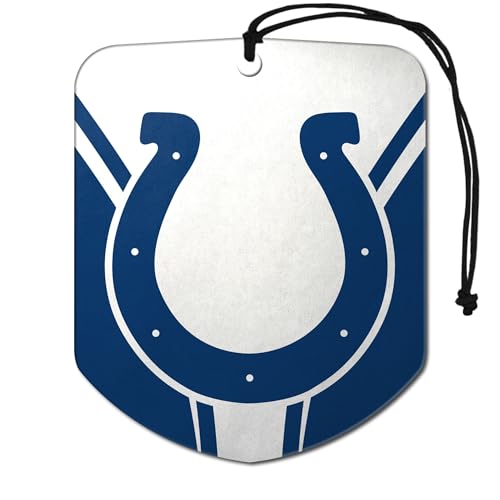 NFL Indianapolis Colts Car Air Freshener - 2 Pack, Black Ice