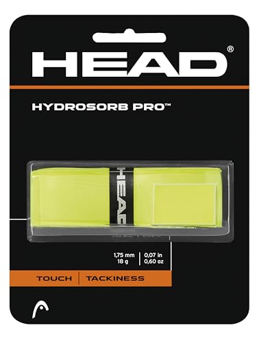 HydroSorb Pro Tennis Racquet Replacement Grip - Yellow
