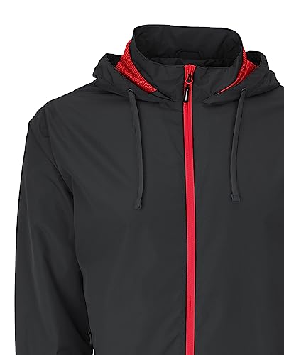 Men's Lightweight Packable Hooded Wind Jacket - Ohio State Buckeyes X-Large