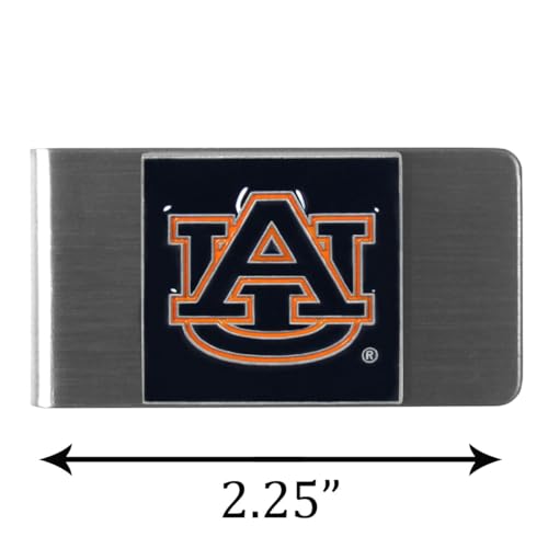 Auburn Tigers NCAA Steel Money Clip - Officially Licensed Colligate Wallet Accessory