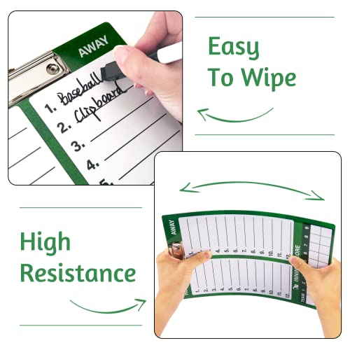 Baseball Clipboard with Dry Erase Marker | Double-Sided Coach Board