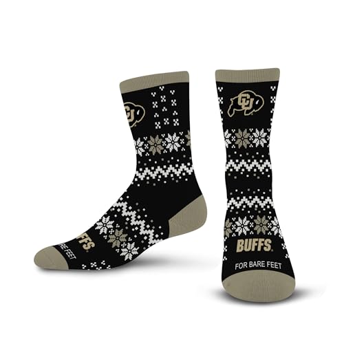 Youth Colorado Buffaloes Team Sweater Crew Socks - One Size