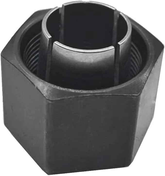 1/4" and 1/2" Router Collet Kit replace For Dewalt 326286-04 326286-03 Boschh 2610906283 2610906284 Hitachi 323-293 323-421 Big Horn 19691 19693 & RC050DW RC025DW (2 Pck)