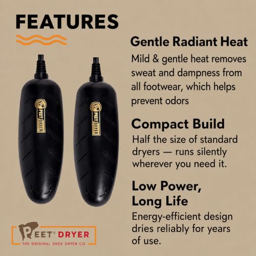PEET Power Cell Portable Shoe Dryer for Travel