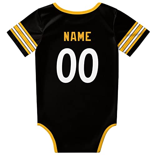 Custom Personalized Baby Clothes with Name and Number - Pittsburgh
