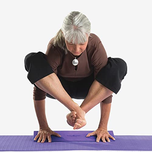 Yoga Wedge for Sensitive Wrists - Durable Support - Purple