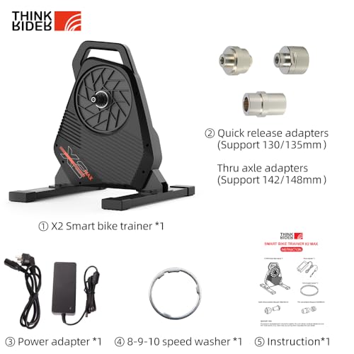 Smart Bike Trainer with 2000W Power Output - Quiet & Compatible with ZWIFT