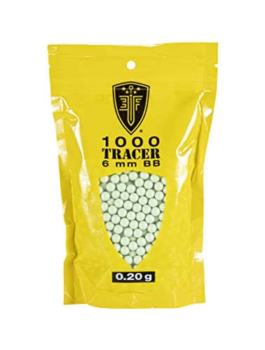 Glow-in-the-Dark Tracer BBs 6mm Airsoft Ammo - 1000 Count