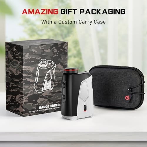Golf Rangefinder with Slope, 1500 Yards, 7X Magnification