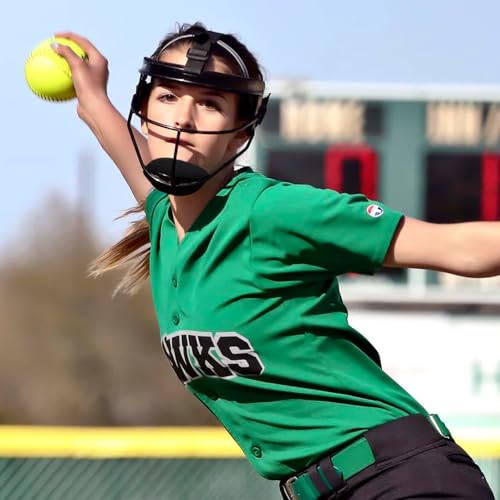 3-Pack Softball Face Mask Chin Pads - Detachable Chin Cup