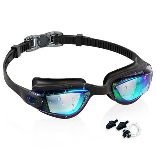 Kids Anti-Fog Swimming Goggles for Ages 3-14 - Aqua