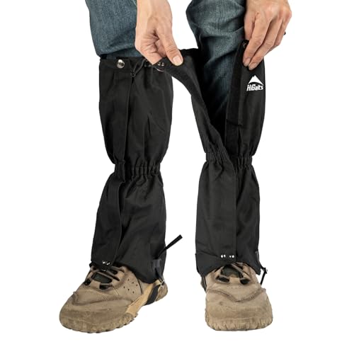 Waterproof Adjustable Leg Gaiters for Hiking & Climbing