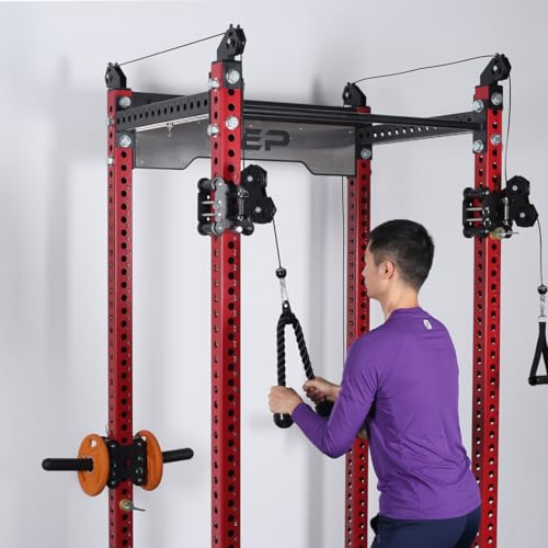 Heavy-Duty Tricep Rope Attachment - 27 & 36 Inches, Nylon with Rubber Ends