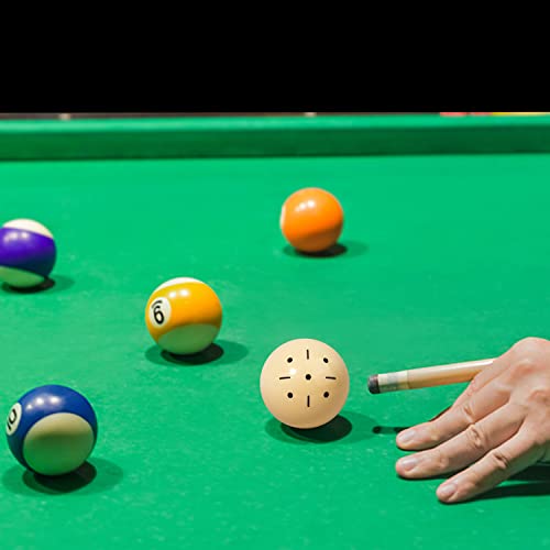GSE Billiard Training Cue Ball Black Cross 2.25 Inch AAA-Grade Pool Practice Ball