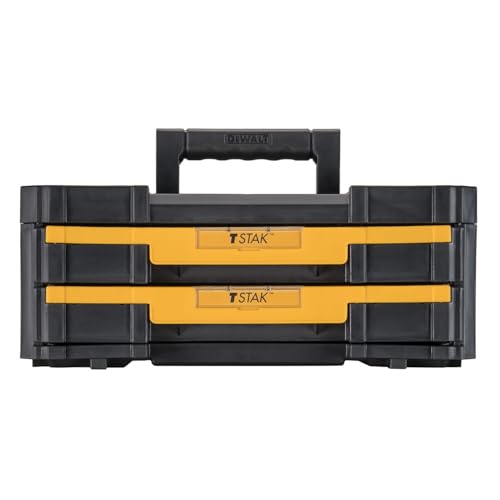 DEWALT TSTAK Tool Storage Organizer with Double Drawers, Holds Up to 16.5 lbs. (DWST17804)