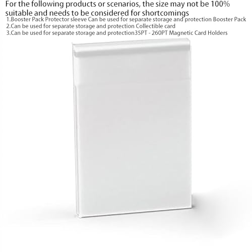 Booster Pack Sleeves for One Touch Magnetic Holders - 100 Sleeves