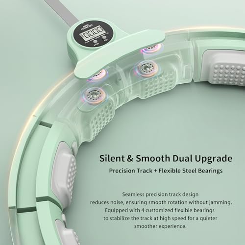 Weighted Hula Hoop with Smart Counter - Blossom Purple