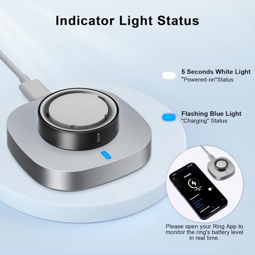 Fast Charging Dock for Ring Gen 4 Size 8 with USB-C Cable