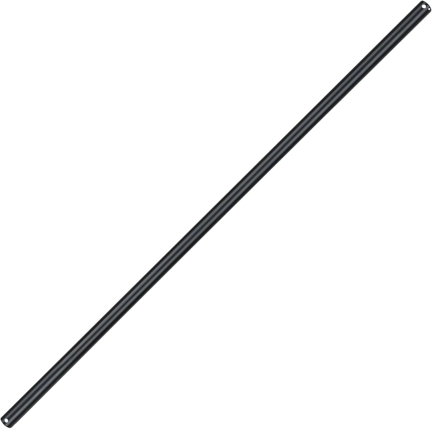 Sibosen 72 inch Ceiling Fan Downrod, 6FT Black Downrod for Ceiling Fans, 1 inch Outside Diameter, Ceiling Fan Extension Downrods(Black, Not Threaded)