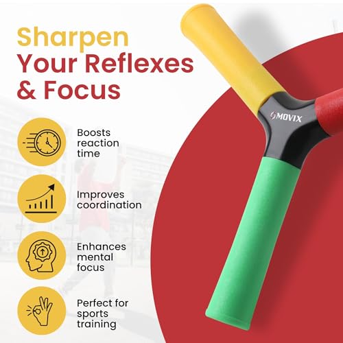 Reaction Speed Training Tool for Hand-Eye Coordination - Y-Shaped Agility Stick