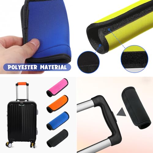 3-Pack Non-Slip Barbell Grip Covers - Black & Blue