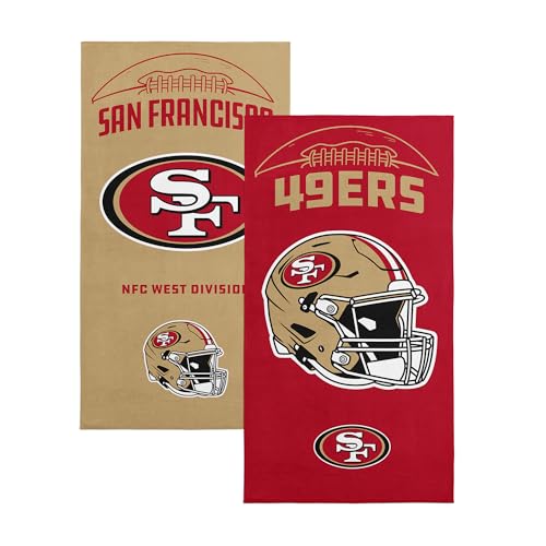 NFL Beach Towel 2-Pack - San Francisco 49ers Gamebreaker 30" x 60"