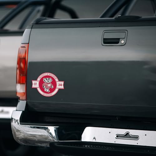 Wisconsin Badgers Standard Badge Magnet - Car & Fridge Decor