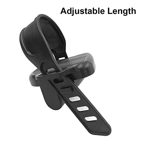 Adjustable Exercise Bike Pedal Straps - Heavy Duty Rubber